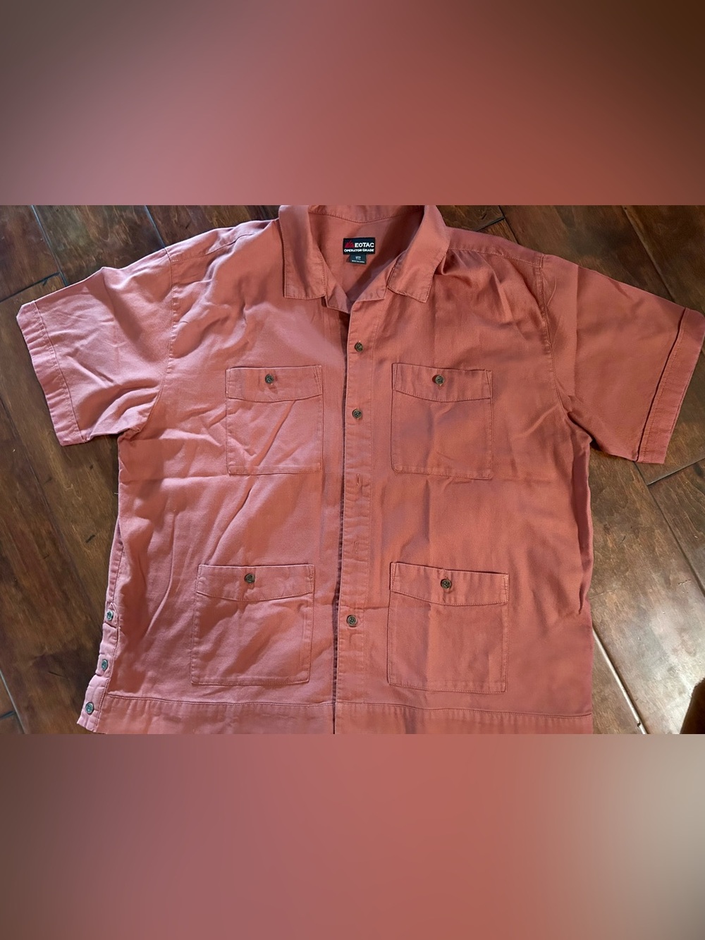 Men’s XXL EOTAC Operator Grade Tactical Shirt (brick red/saltillo tile color)